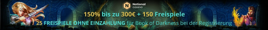 National Casino Bonus ohne Einzahlung