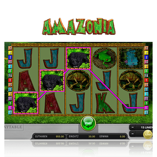 Amazonia kostenlos spielen Slot Spiel Bild
