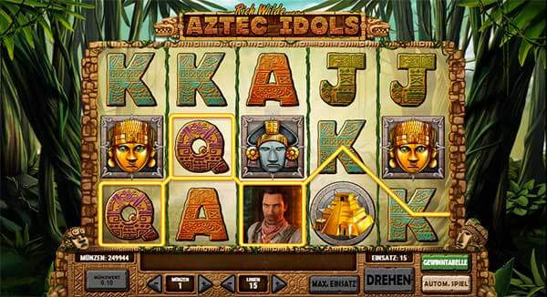 Aztec Idols kostenlos spielen Slot Spiel Bild