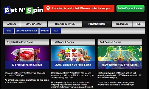 Bet’N’Spin screenshot