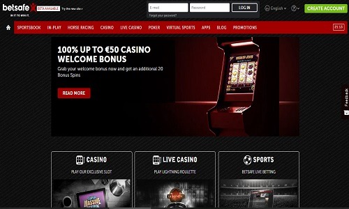 Betsafe Casino screenshot