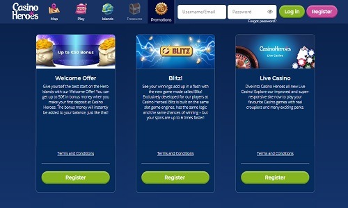 Casino Heroes screenshot