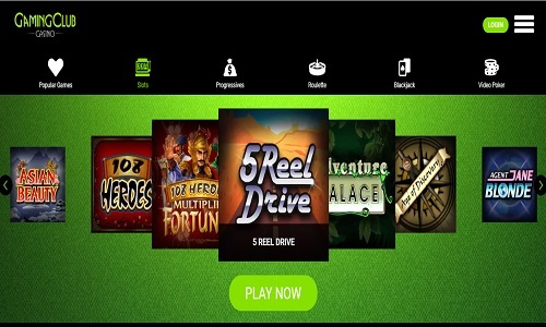 Gaming Club casino screenshot