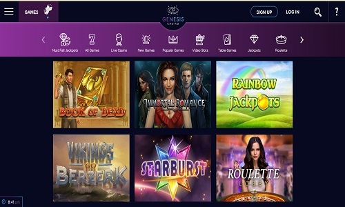 Genesis Casino screenshot