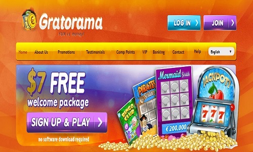 Gratorama Casino screenshot