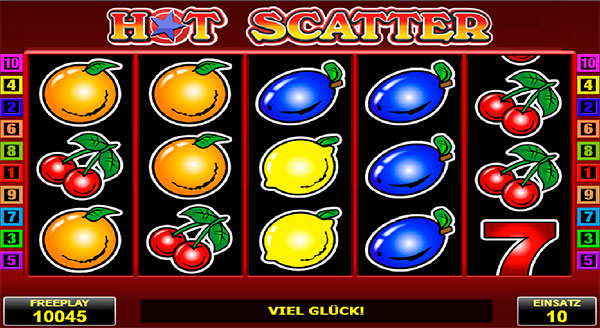 Hot Scatter kostenlos spielen Slot Spiel Bild