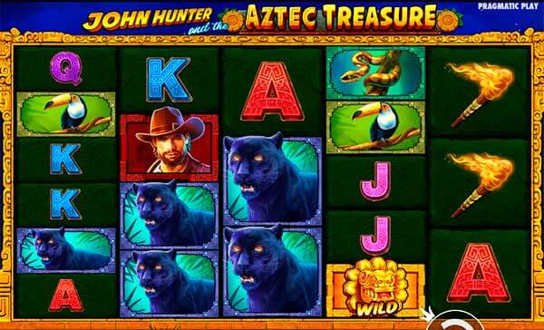 John Hunter and The Aztec Treasure Slot Spiel Bild