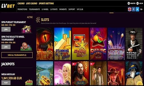 LVbet Casino screenshot