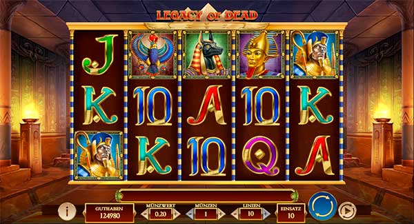 Legacy of Dead kostenlos spielen Slot Spiel Bild