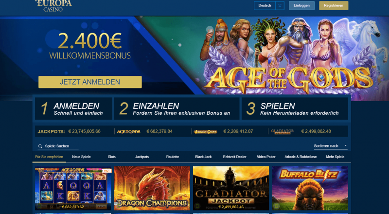 Europa Casino Download Free