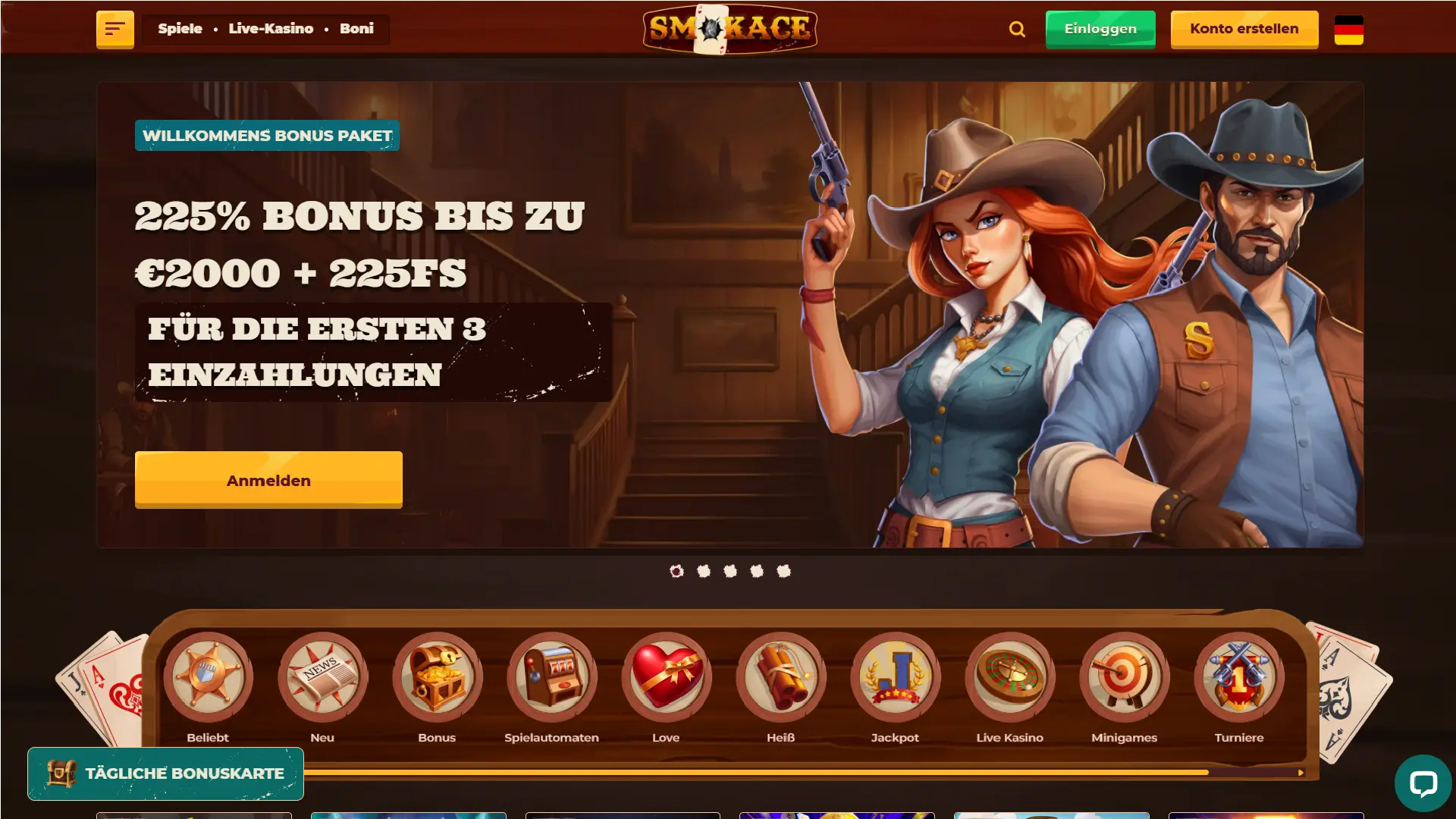 Smokace Casino in Deutschland