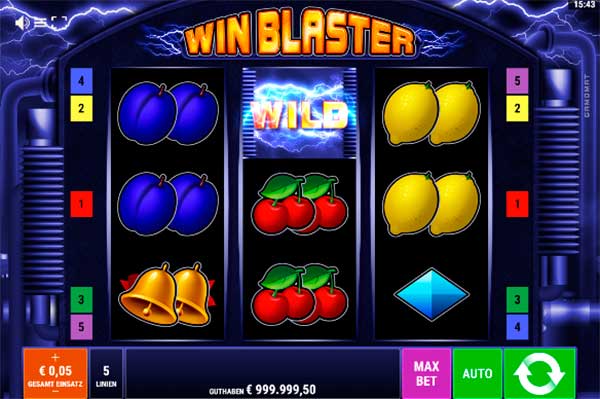Win Blaster kostenlos spielen Slot Spiel Bild