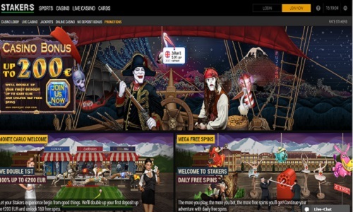 Stakers Casino screenshot
