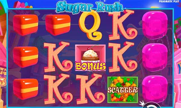 Sugar Rush kostenlos spielen Slot Spiel Bild