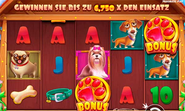 The Dog House kostenlos spielen Slot Spiel Bild