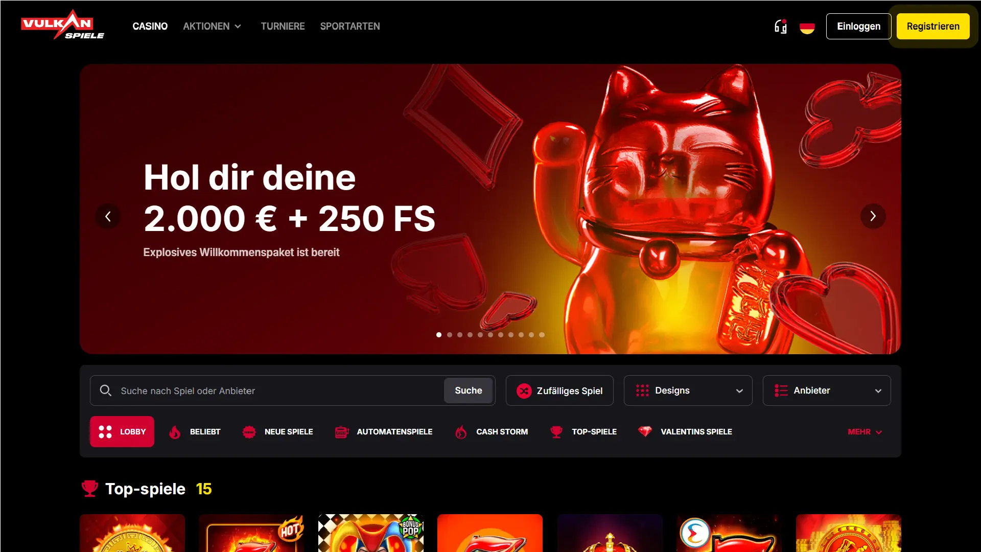 Vulkan Spiele Casino in Deutschland