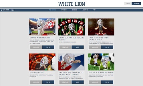 White Lion Casino screenshot