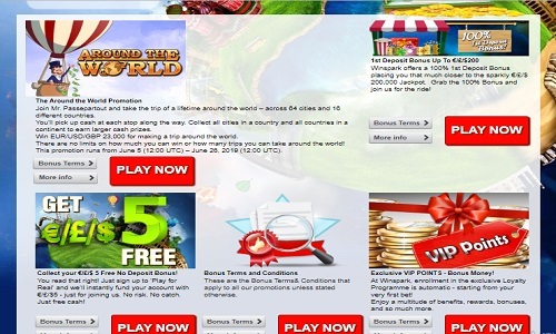 WinsPark Casino screenshot