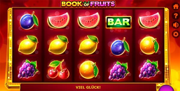 Book of Fruits kostenlos spielen Slot Spiel Bild