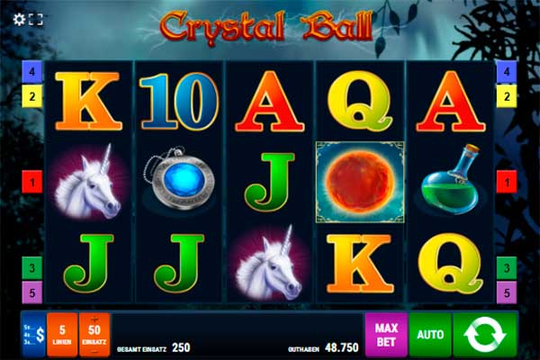 Crystal Ball Spielautomat kostenlos spielen Slot Spiel Bild