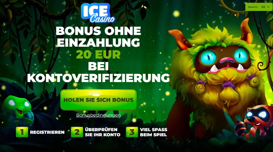 Ice Casino 20 Euro Bonus No Deposit