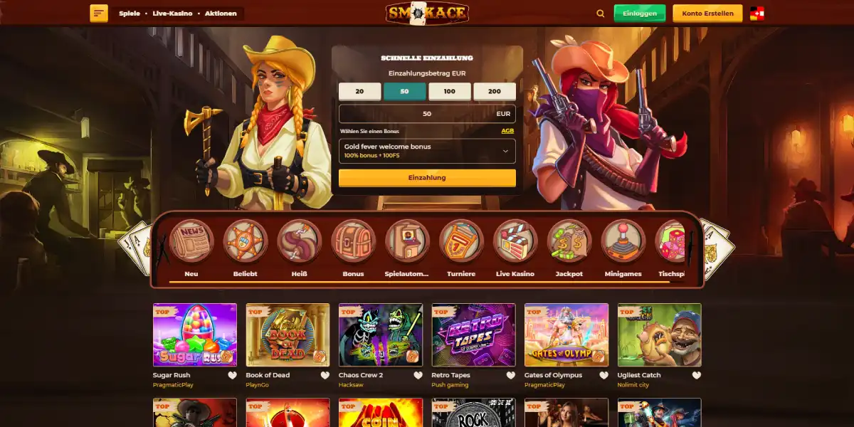 Smokace online casino