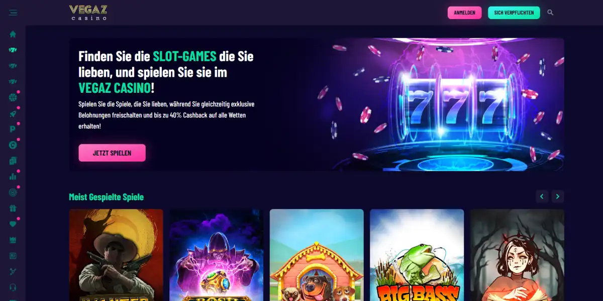 Vegaz online casino
