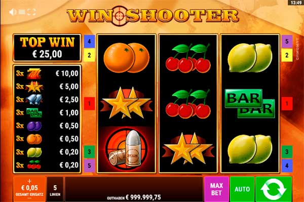 Win Shooter kostenlos spielen Slot Spiel Bild